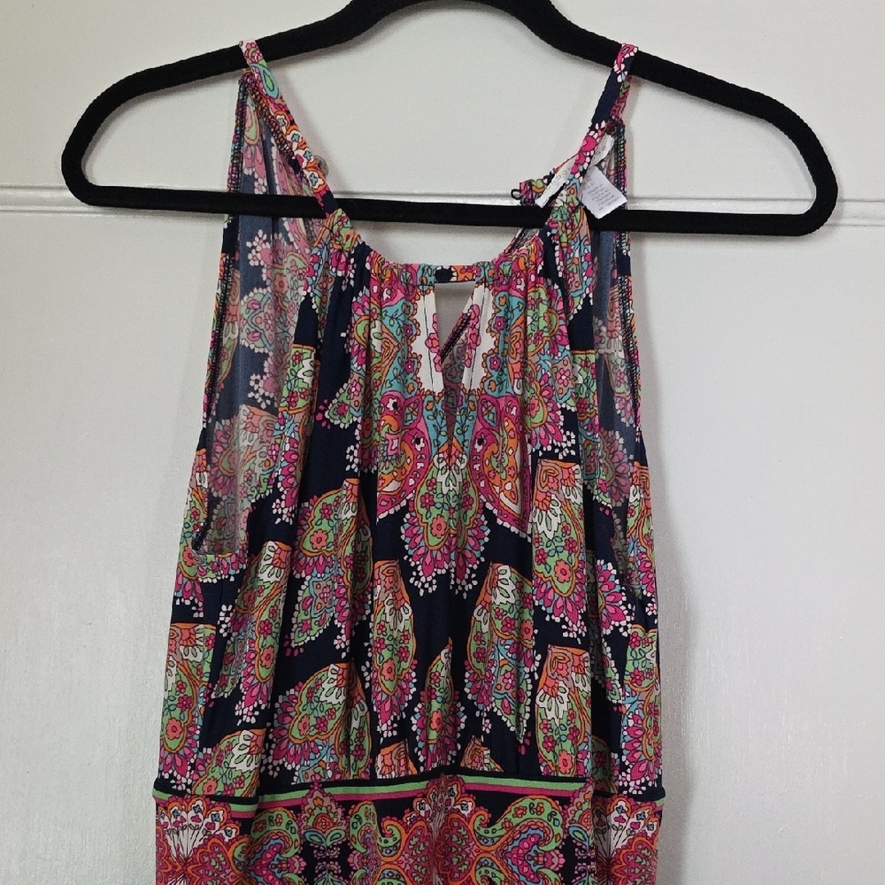 Colorful Paisley Maxi Sundresa